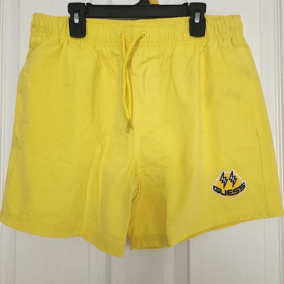Men's short Guess, size M, yellow - Picture 1 of 9